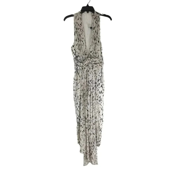 Shona Joy Black and White Asymmetrical Dress - Picture 3 of 16